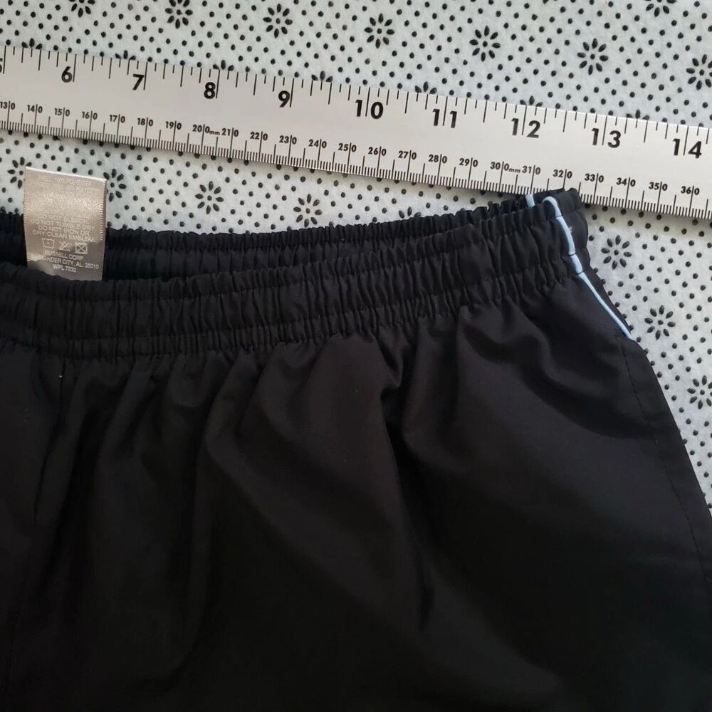 Russell Athletic Womens Medium M Black Lightweight Track Pants Elastic Waist - Picture 5 of 9